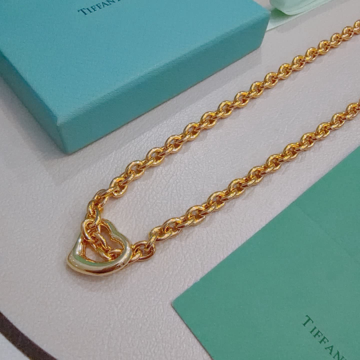 Tiffany & Co. Gold Chain Necklace